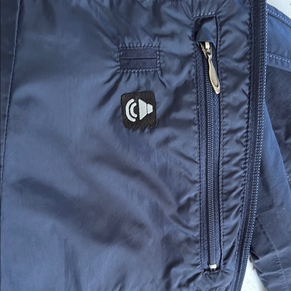 The North Face Women's Blue Hooded Rain Jacket Large EUC - Picture 9 of 9